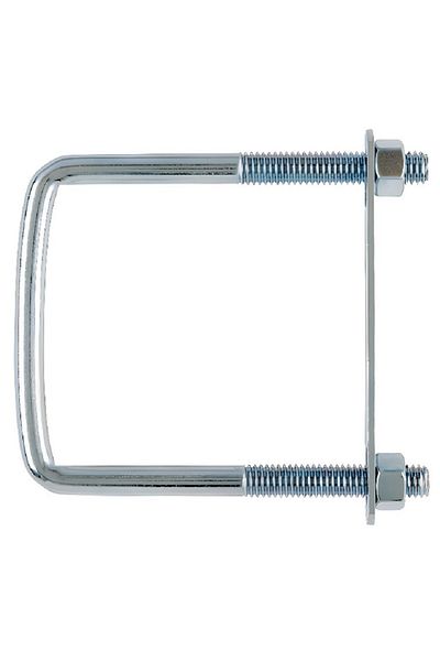 ACE Zinc Plated Square Bend U Bolt Silver 3inch