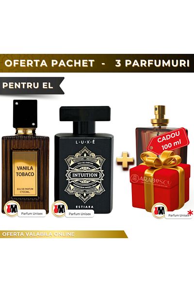 lattafa Tobacco Vanilla + Intuition + Gift Perfume