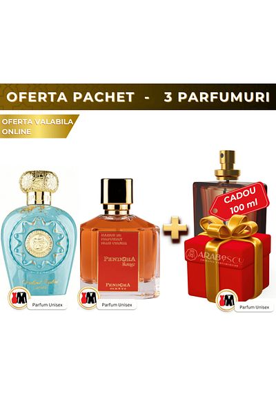 lattafa Opulent Dubai + Pendora Rouge + Perfume Gift
