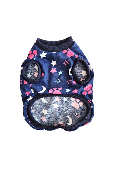 atelyu Cat Dog Suit Paw Pattern Tank Top Tshirt