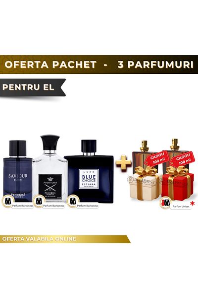 lattafa Saviour Elixir + Aventura + Blue Choice + 2x Perfume Gift