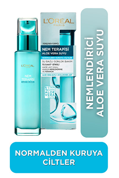 L'Oreal Paris Nem Terapisi Aloe Vera Suyu Normalden Kuruya Ciltler - Nemlendirici