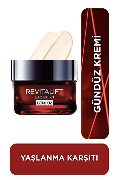 L'Oreal Paris Revitalift Lazer X3 Yaşlanma Karşıtı Göz Kremi 15 ml + Gündüz K...