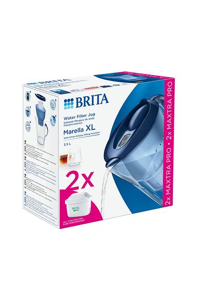 BRITA Indítócsomag Marella XL 3,5 L (kék) + 2 szűrő Maxtra PRO