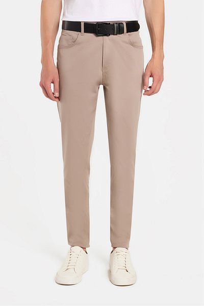 Tudors Men's Regular Fit Relaxed Fit Canvas Stone Trousers