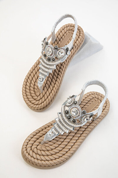 SOHO Silver Women's Sandals 20615