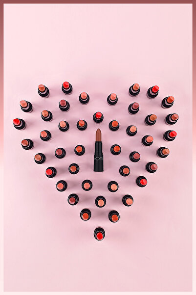 NOTE Mattemoist Lipstick Mat Bitişli Ruj 303 Miss Kiss - Koyu Nude