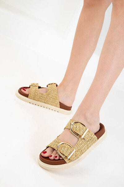 SOHO Straw Women's Slippers 20698