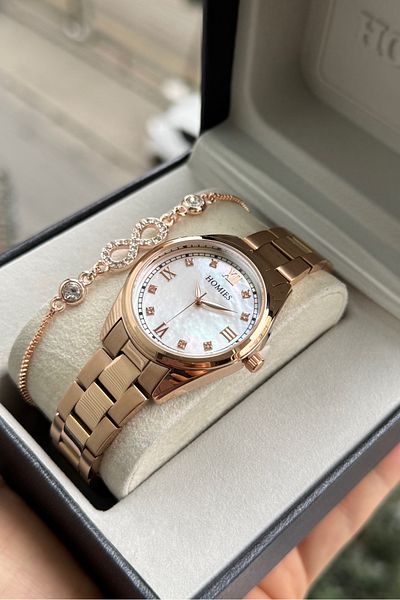 Homies NEW SEASON WOMEN'S WRISTWATCH WITH BRACELET GIFT