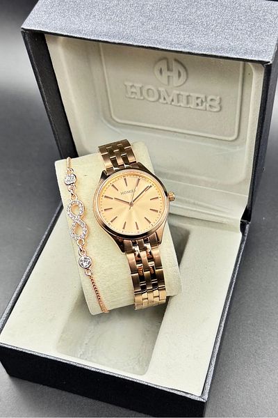 Homies Women's Wrist Watch with Original Gift Box and Bracelet Gift. 650641598