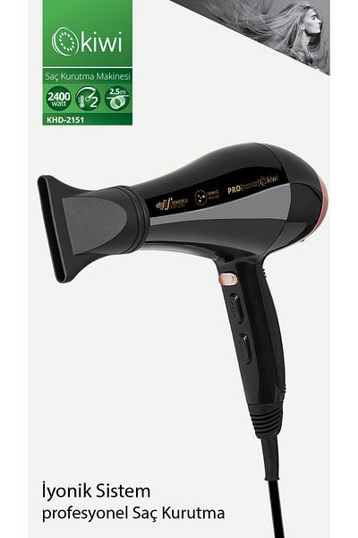 Kiwi Khd-2151 Professional Ionic Hair Dryer