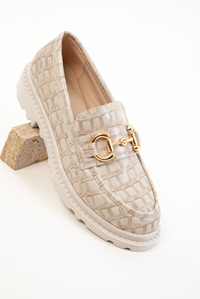 SOHO Béžové dámské mokasínové boty Krako 20685