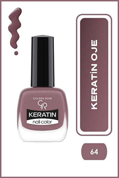 Golden Rose Keratin Nail Color 64 Keratin Oje 10,5 ml