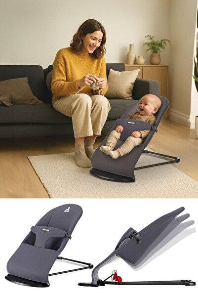 Wellgro 3 Kademeli Yaylanan Ana Kucağı Gri