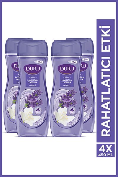 Duru Moods Lavender & Jasmine Shower Gel 4X450Ml