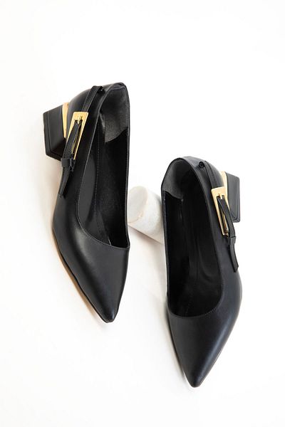 SOHO Black Women's Classic Heeled Shoes 20366