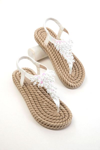 SOHO White Women's Sandals 20594