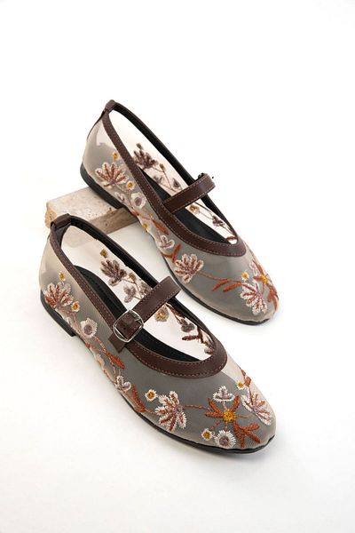 SOHO Barna női balerina 20495