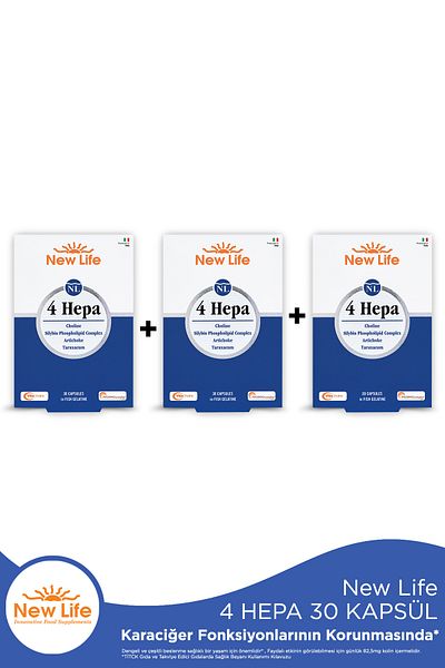 New Life 4 Hepa 30 Softgel 3-Pack