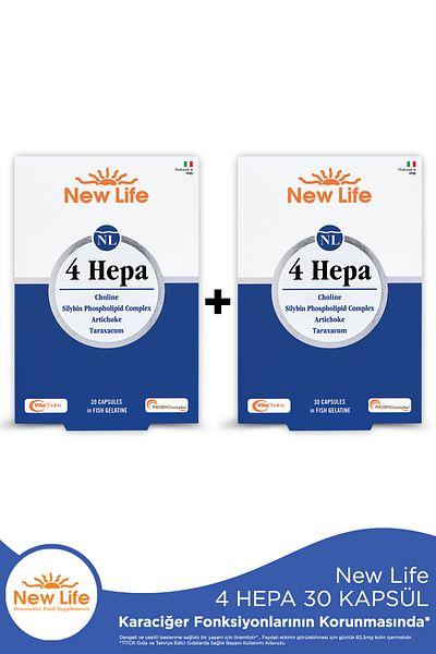 New Life 2 Pack - 4 Hepa 30 Softgels