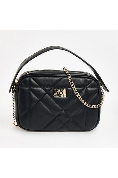 Class Roberto Cavalli Crossbody, kabelka, SIMONETTA, černá barva