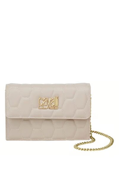 Class Roberto Cavalli Kabelka crossbody, BELLA, béžová barva