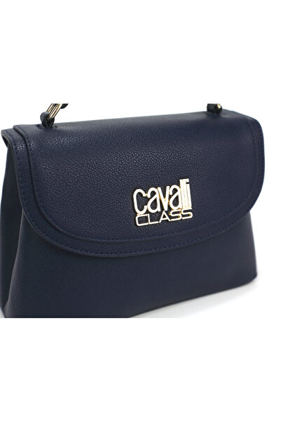 Class Roberto Cavalli Kabelka do ruky, CUTIE, tmavě modrá barva