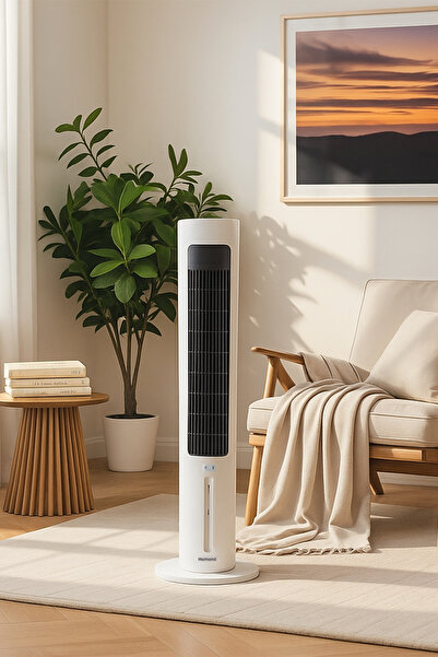 HOMEND Fanomen 9011H Uzaktan Kumandalı Soğuk Su & Buz Hazneli Kule Tipi Vantilatör 60W