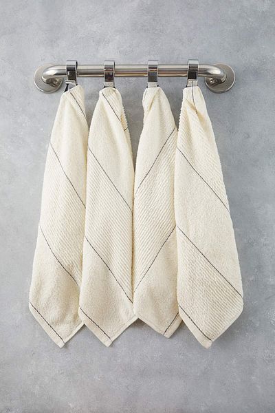 Trendyol Collection 4 Pack Face Towel 50X80 cm Tphss25Hvl00013