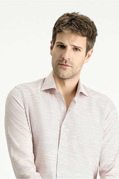 Kiğılı Cămașă din bumbac slim fit cu model - mânecă lungă