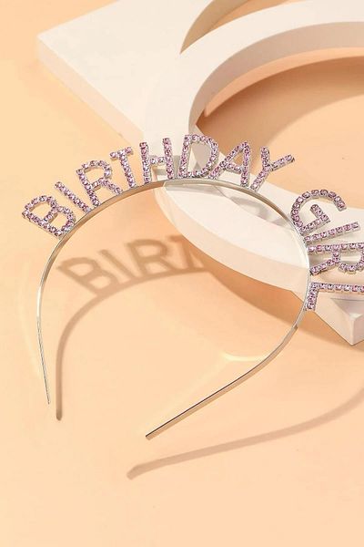New Obsessions Birthday Girl Stone Στέμμα γενεθλίων για πάρτι γενεθλίων