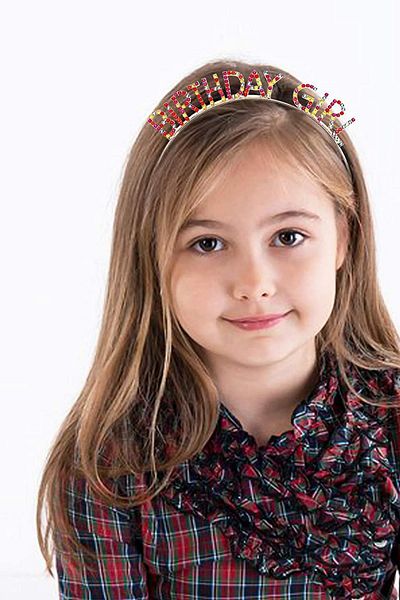 New Obsessions Birthday Girl Stone Στέμμα γενεθλίων για πάρτι γενεθλίων