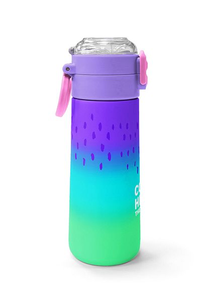 Coral High Kids Purple Lilac Color Transitioning Straw and Direct Drinking Steel Thermos 500 ml 31850
