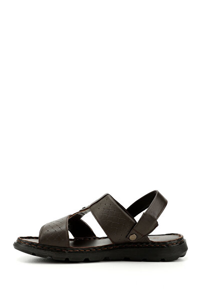 GÖNDERİ(R) BROWN Herren-Sandalen aus echtem Leder 42811