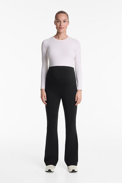 Oysho Warm maternity 80cm flare trousers