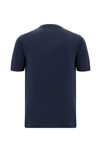 Abdullah Kiğılı Crew Neck Regular Fit Printed Cotton T-Shirt