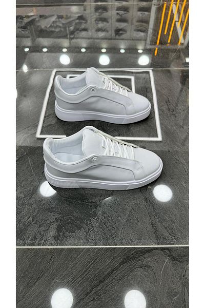 POLENS Men's White Mcqueen Style Sneaker Sports Shoes