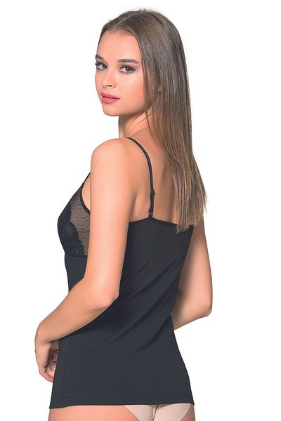 ÖZKAN underwear Özkan 25260 Γυναικείο Βαμβακερό Lycra Μονό Ζέρσεϊ Δαντέλα Εύκαμπτο Μαλακό Λεπτό Αθλητή