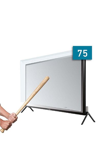 Sea Technology 75 inch TV screen protector, made of 3mm thick hard acrylic screen protector, blue light resistant