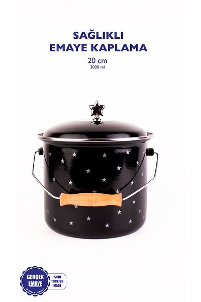 EMAYlab Star Enamel Copper 20cm (3Liters)