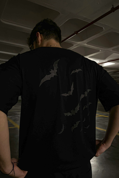 Liber I'm Vengeance / Batman - %100 Pamuk Oversize Tshirt