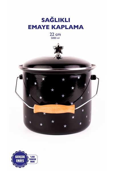EMAYlab Star Enamel Copper 22cm (5Liters)