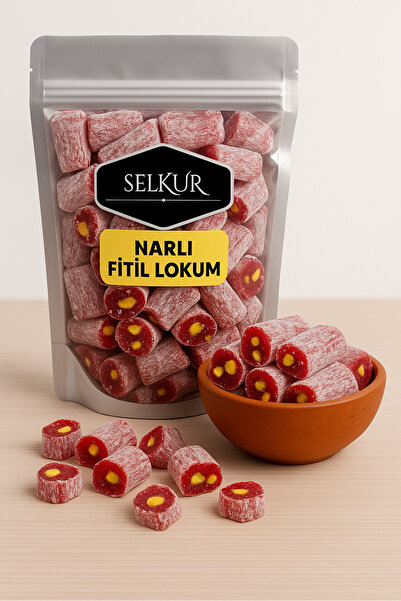 SELKUR حلقوم تركي بالرمان 200 جرام (مع جزيئات الفستق)