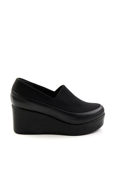 Bambi Black Women's Wedge Heeled Shoes K01528000117