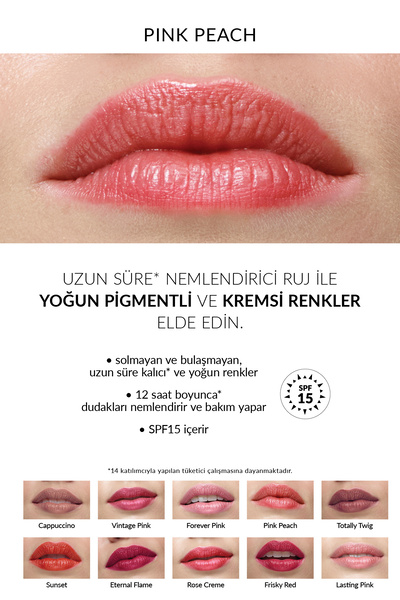 AVON Ultra Beauty Ruj Stylo Pink Peach İkili Set