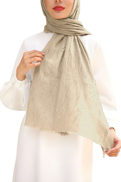 Altobeh Bamboo Cashew Shawl - Light Latte