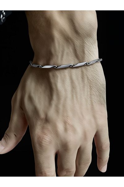 stainles steel Men's Pods Model Stainless Steel Men Bracelet Silver Color Bracelet