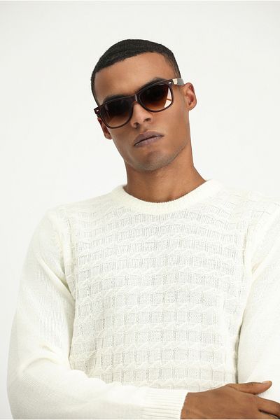 Kiğılı Crew Neck Regular Fit Patterned Knitwear Sweater