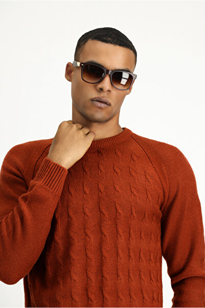 Kiğılı Велосипедна комір Regular Fit з візерунком трикотажний светр