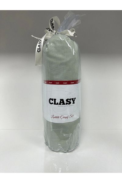 Clasy Green Single Ranforce Elastic Sheet Set